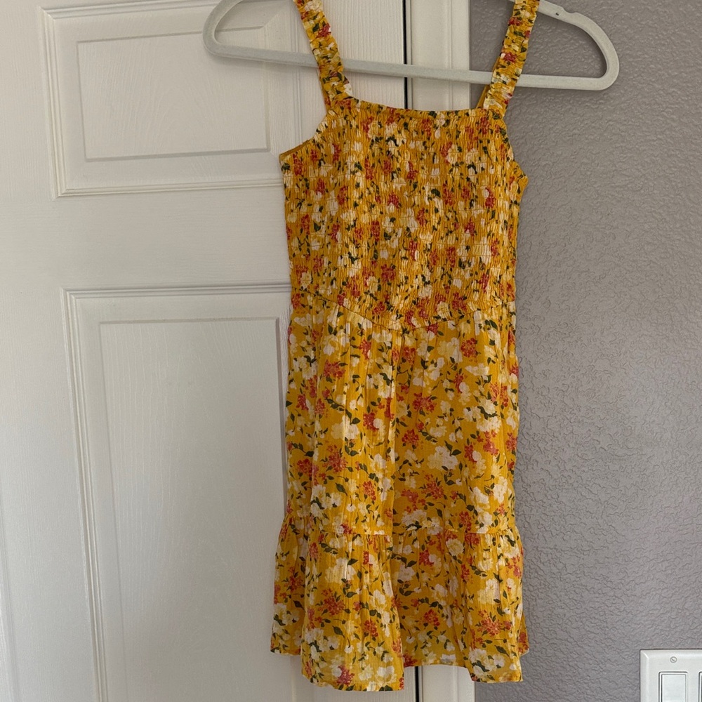 Abercrombie Kids NWT Floral Yellow Dress